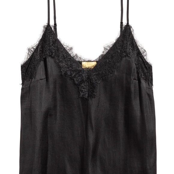 h&m satin camisole top